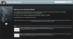 Desktop Screenshot of elmarmertens.com